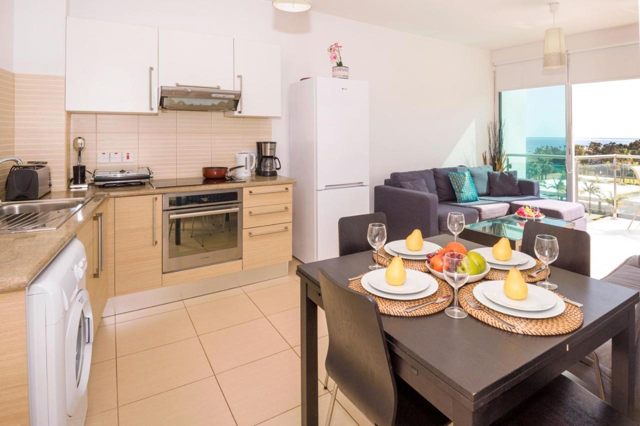 Laila - Coralli Beachfront Apartment Πρωταράς Εξωτερικό φωτογραφία