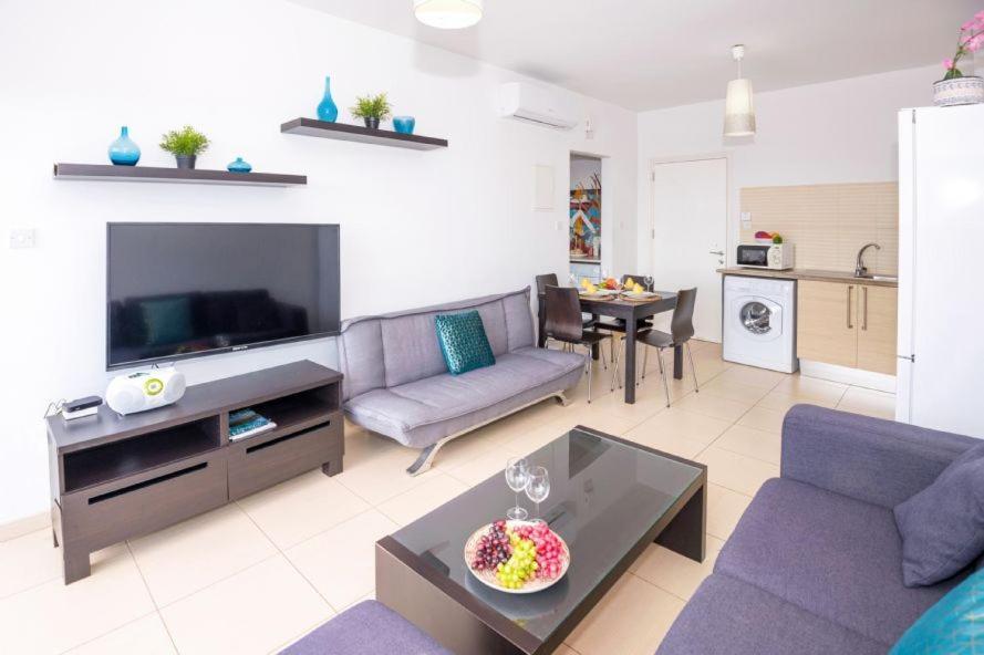 Laila - Coralli Beachfront Apartment Πρωταράς Εξωτερικό φωτογραφία